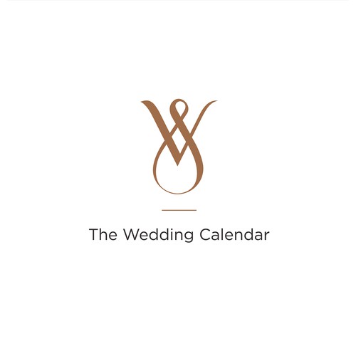 logo concept for web platform The Wedding Calendar