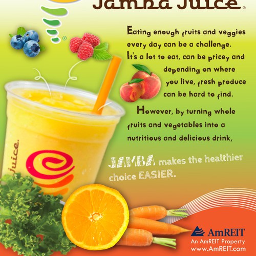 Create an ad for Jamba Juice