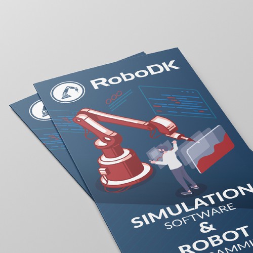 RoboDK Trifold brochure