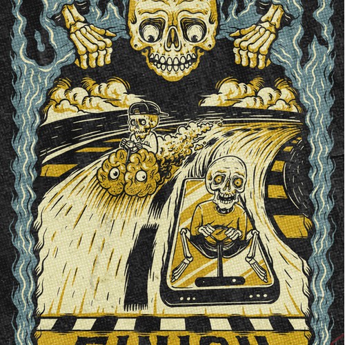 overthinking Tshirt design