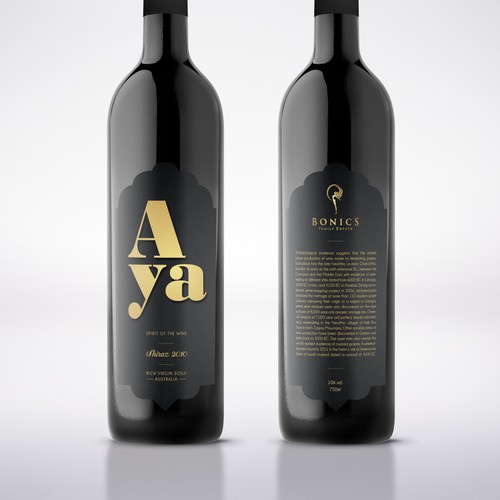 All New Luxury Wine Label