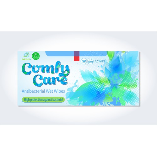 Sirenex Ltd: ComfyCare Antibacterial Wetwipes