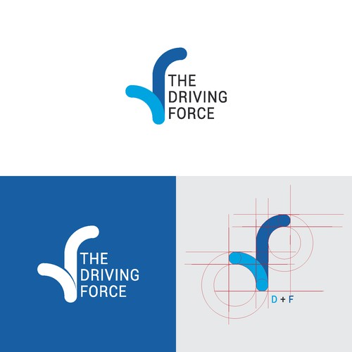 logo concept for driving force