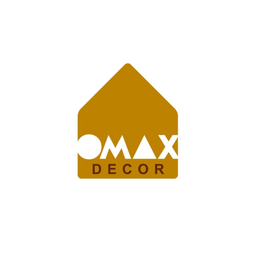 OMAX Decor logo design