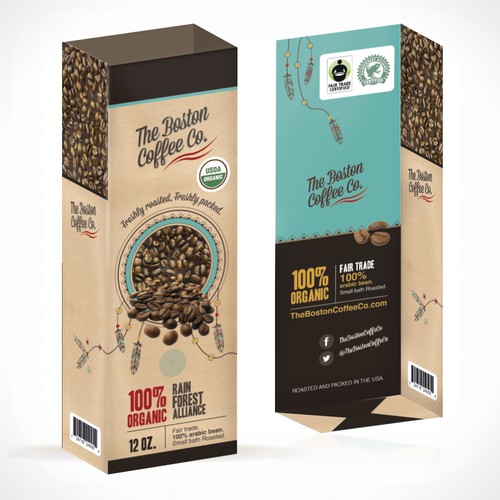 Packaging coffee brand