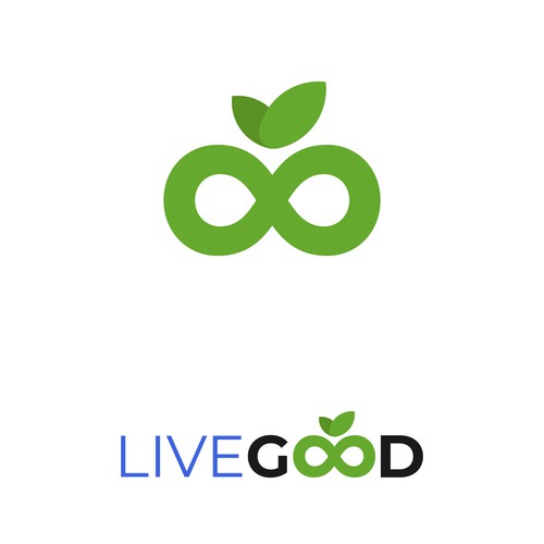 Wordmark logo design for a nutrition company.