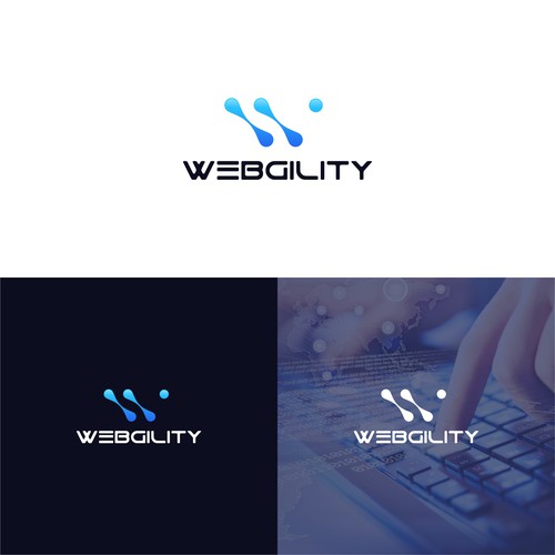 Webgility logo designs initial