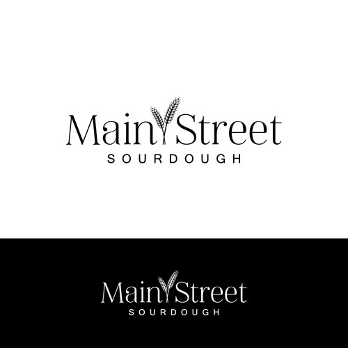 Winning logo for "Main Street Sourdough".