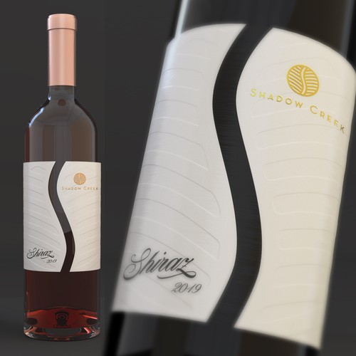 Design a new wine label for an Australian Shiraz