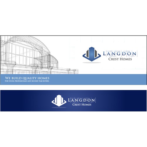 Langdon Crest Homes  needs a new logo and business card