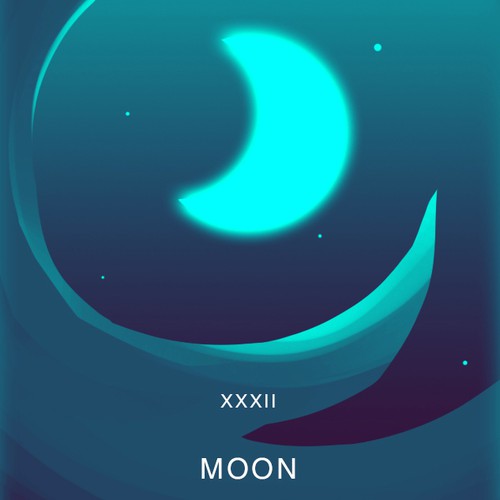 Lenormand Tarot Card - The Moon