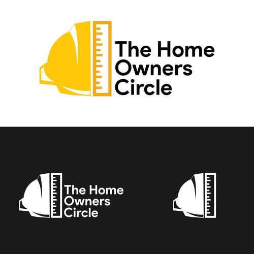 Simple, and iconic concept logo for The Home Owners Circle