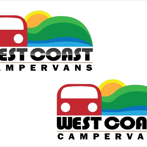 WEST COAST CAMPERVANS logo for new company !