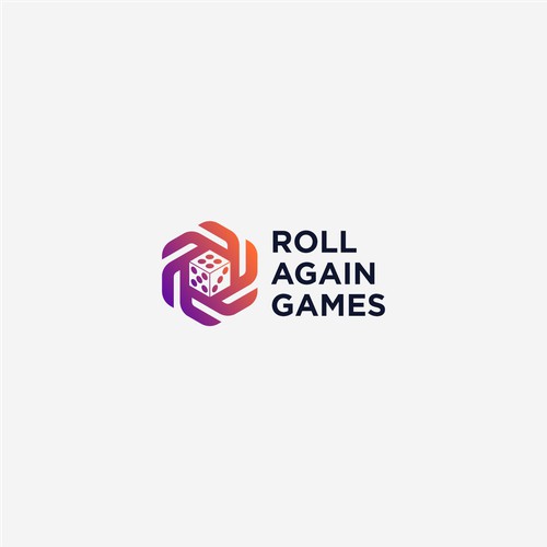 Logo Roll Again Games