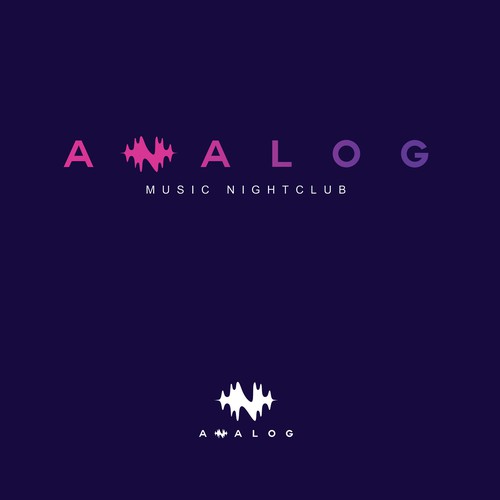 Electronic Music Venue Logo Redesign - ANALOG