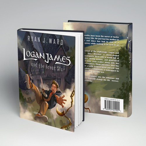 Adventure novel book cover