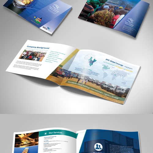 Create a brochure/company profile for an East African Logistics Company