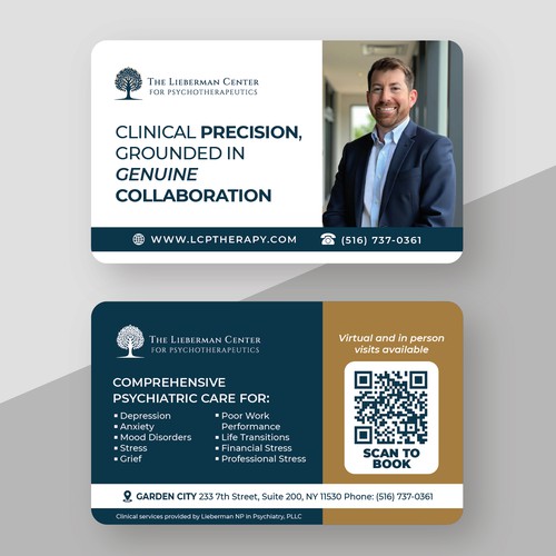 Help create an engaging premium design for a mental health practice