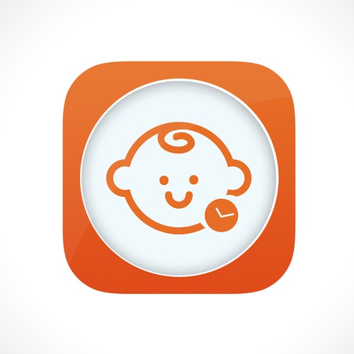 App Icon for BabyTime (iOS7 style)