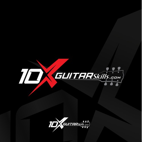 High-tech Rock Guitar website needs powerful logo