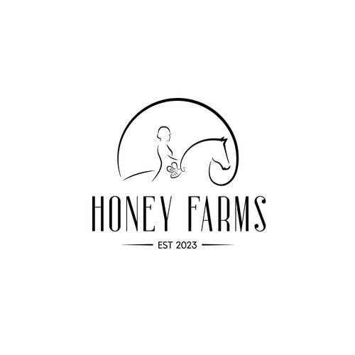 Horses farm Logo