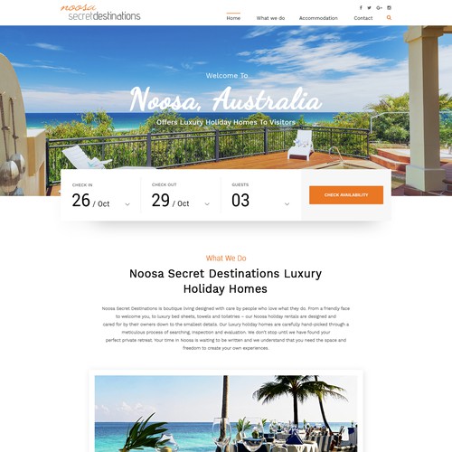 Australian Accommodation Website