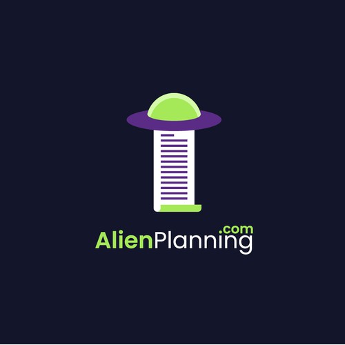 Simple yet Youthful Logo Concept for AlienPlanning.com