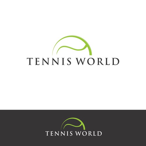 simple logo for tennis