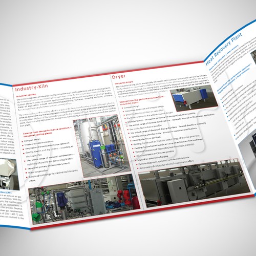 Help needed --- Brochure design for an engineering company