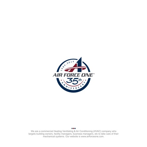 Air Force One 35th Anniversary Logo