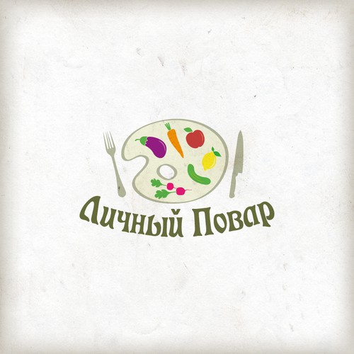 Logo for "Personal Сhef", "Личный Повар"