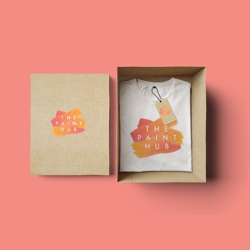 Logo Design for Funky Paint Shop