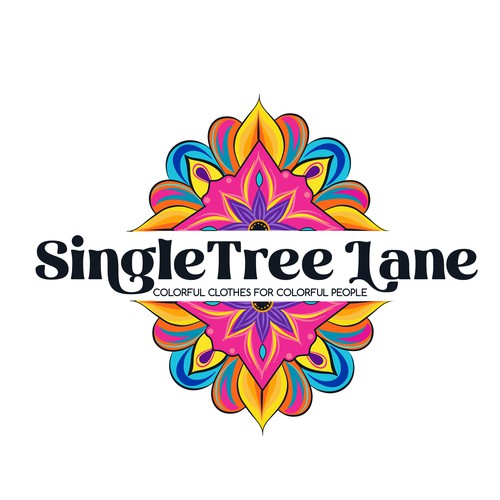 Colorful logo for SingleTree Lane