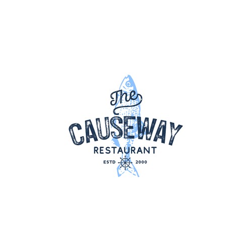 Logo design concept for a seafood restaurant 
