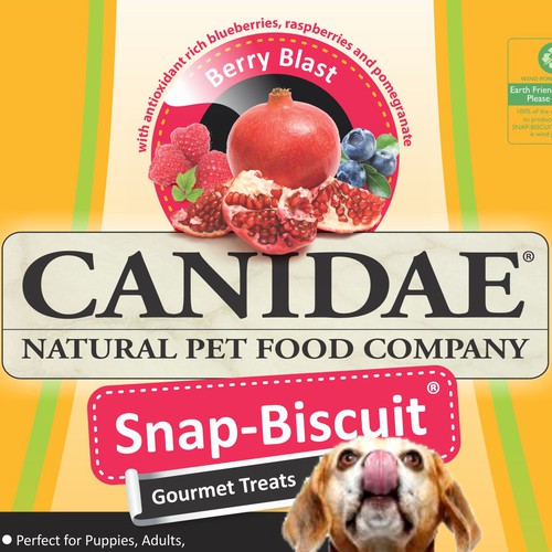Re-design Packaging for Canidae Natural Dog Treats