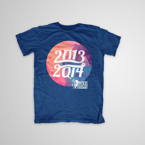 Create an artistic t-shirt design for college students at Duke University