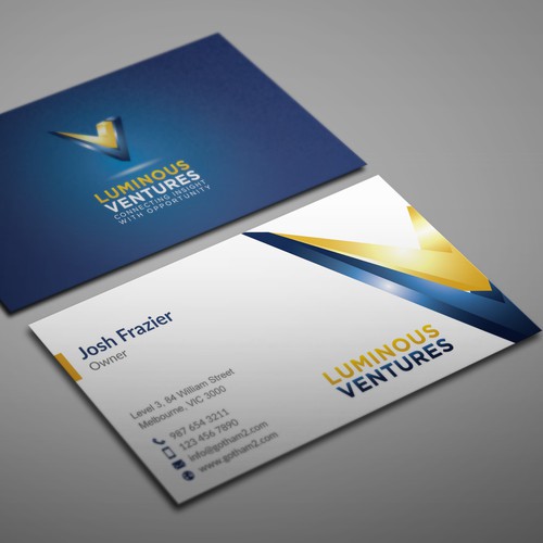 Business card design 