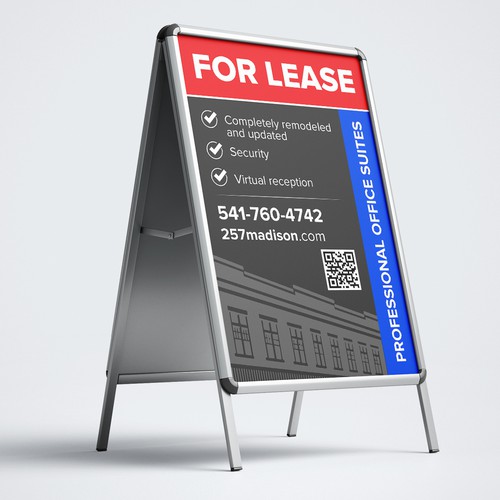 Lease graphic to help lease an awesome office building