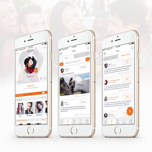 Social iOS App Design