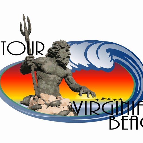 Create an AWESOME logo for Virginia Beach, entice people to travel here.