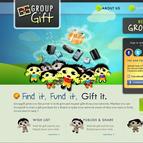 GroupGift Web Design
