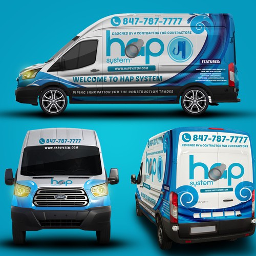  Ford Transit 250 Car Wrap for HAP System