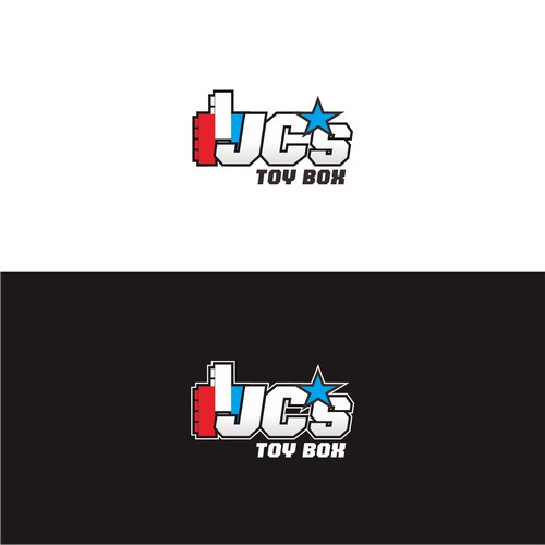 The design is the logo with a combination of legos and gi Joe and an aesthetic blend of color