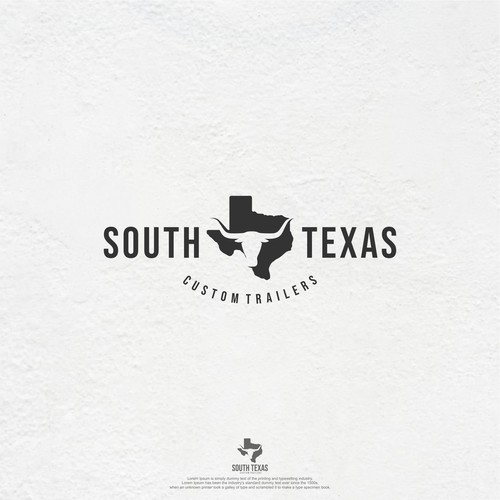 South Texas Custom Trailers Logo design