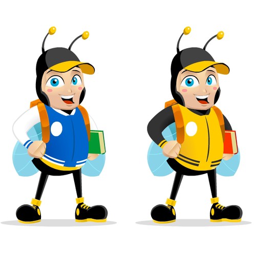 Attractive and modern Bee mascot 