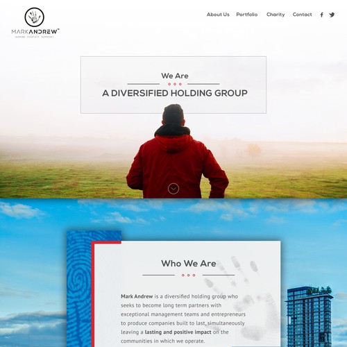 Image-heavy HomePage design