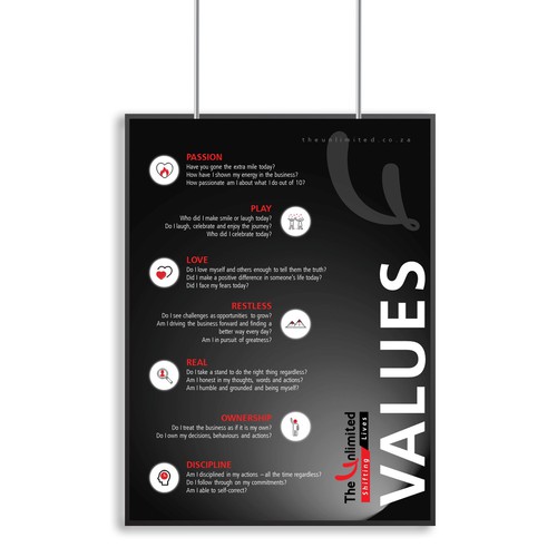 VALUES POSTER