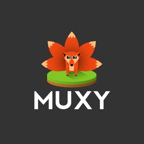 Muxy Logo and Character.