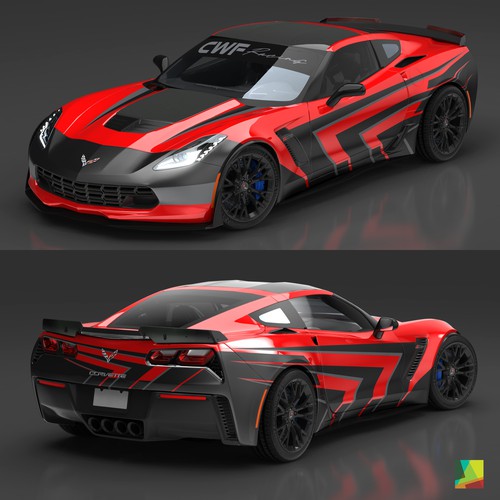 Corvette C7 custom livery