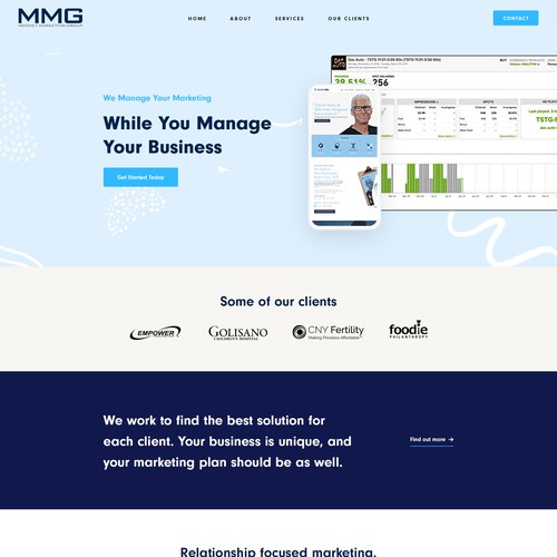 Mooney Marketing Group Website Design